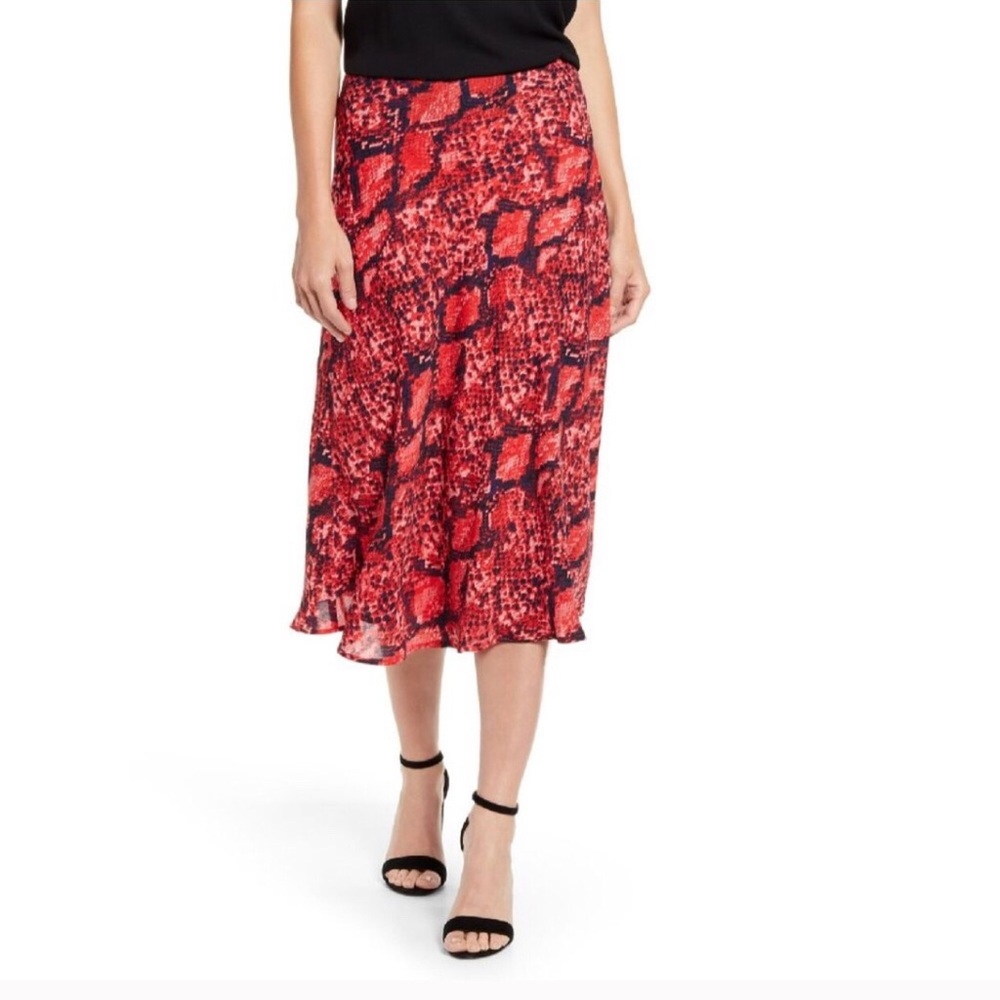 Gibson Snake Print Maxi Skirt